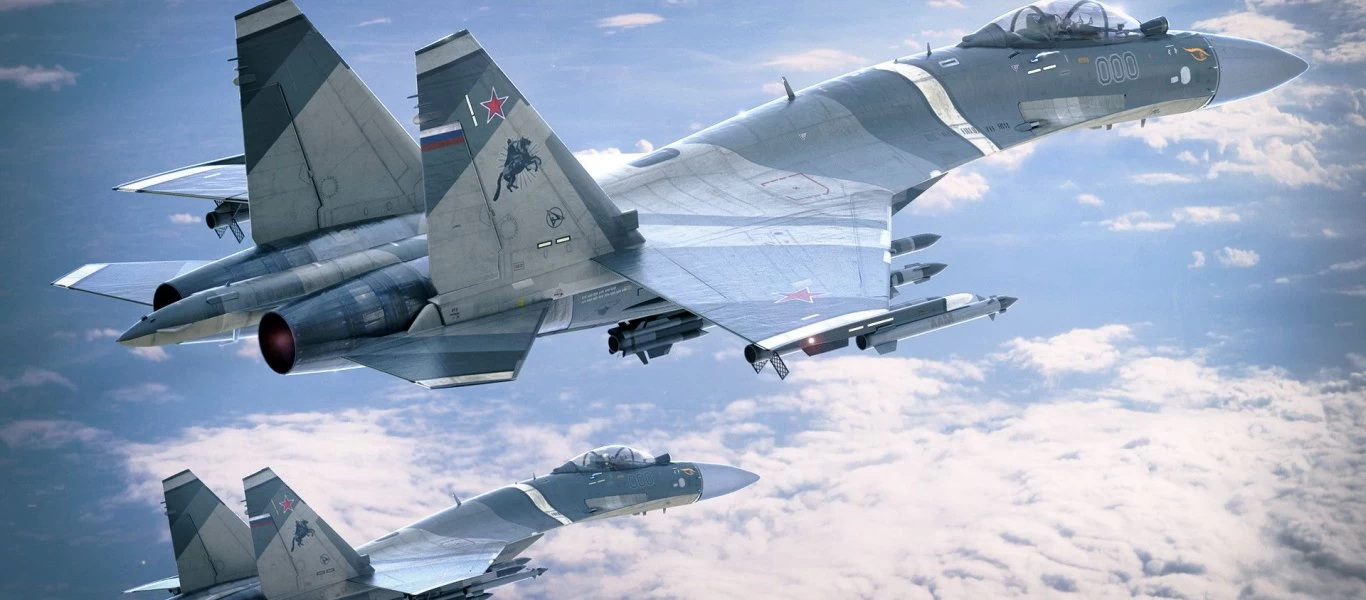 Akhtubinsk: Η ρωσική τηλεόραση στην πιο απόρρητη βάση της ρωσικής Αεροπορίας - Su-57 εναντίον Su-35S